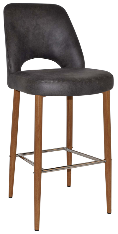 EZ STOOL ALBURY SIDE 750 METAL LIGHTOAK