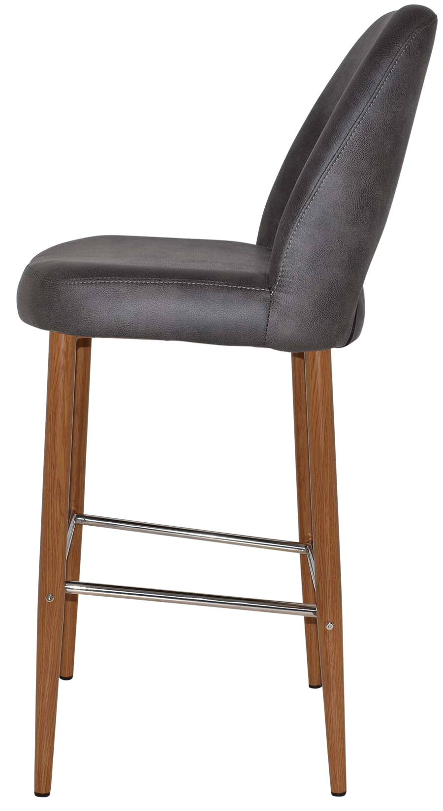 EZ STOOL ALBURY SIDE 750 METAL LIGHTOAK