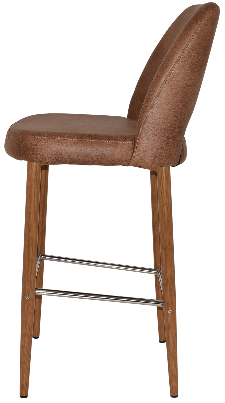 EZ STOOL ALBURY SIDE 750 METAL LIGHTOAK