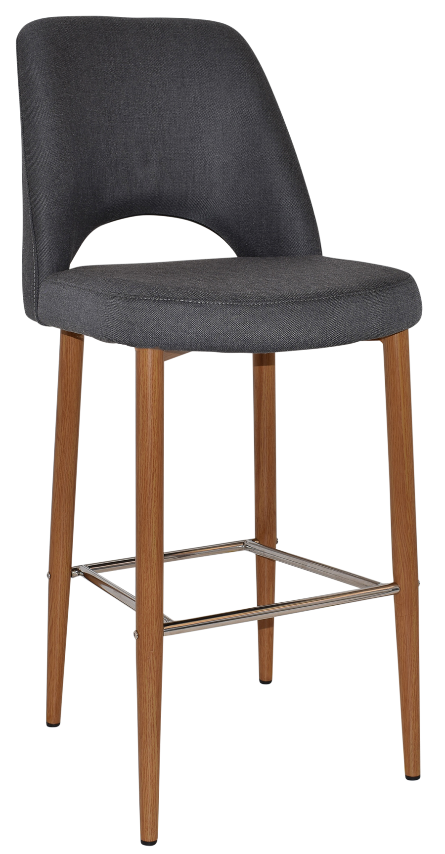 EZ STOOL ALBURY SIDE 750 METAL LIGHTOAK