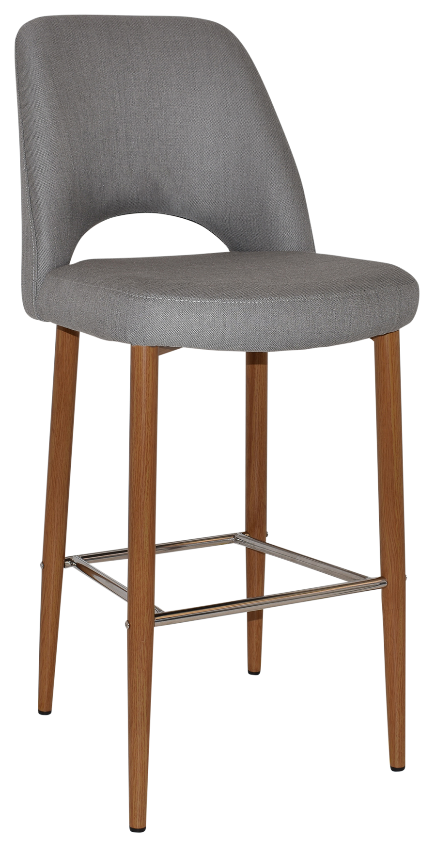 EZ STOOL ALBURY SIDE 750 METAL LIGHTOAK