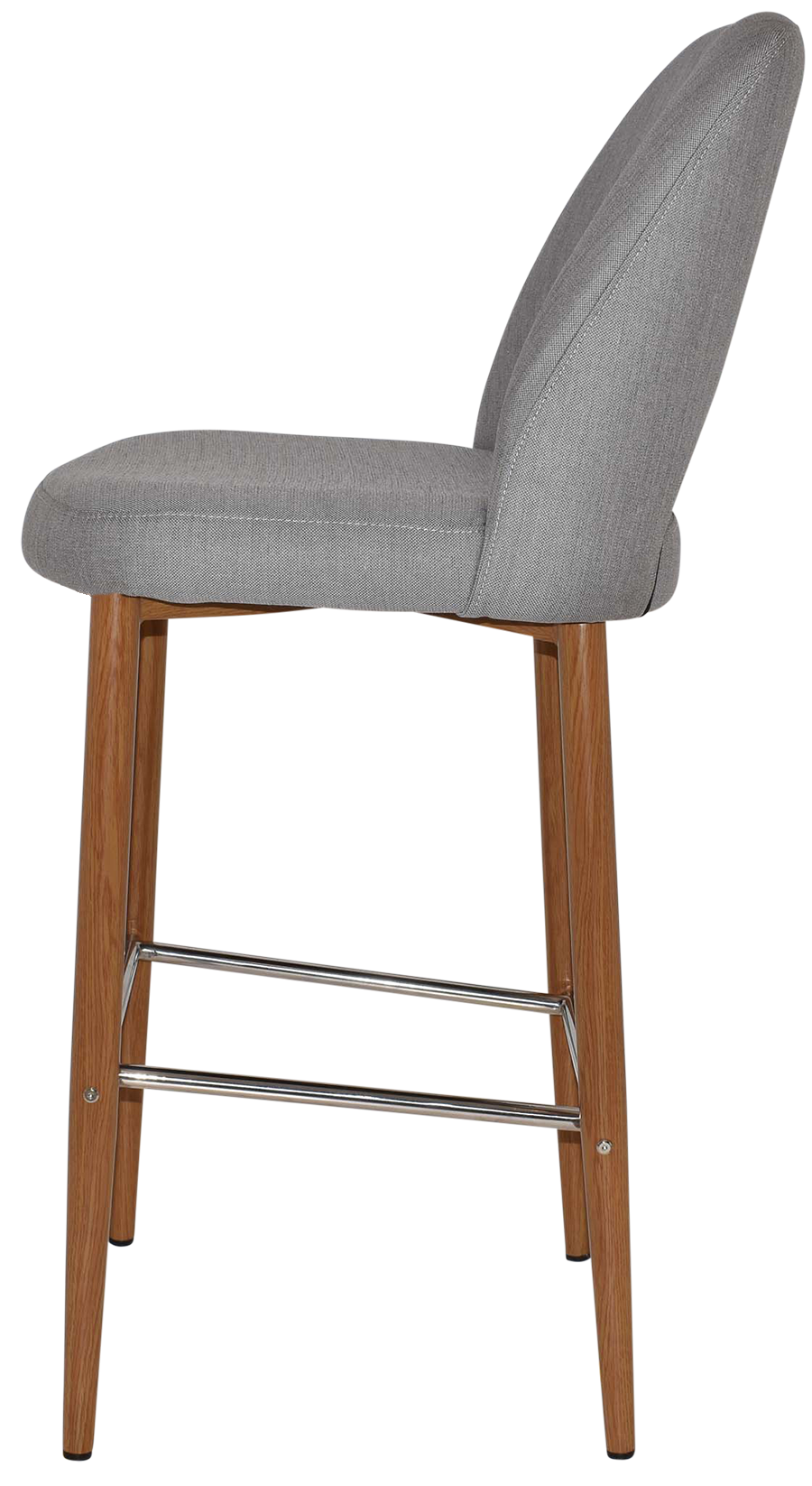 EZ STOOL ALBURY SIDE 750 METAL LIGHTOAK