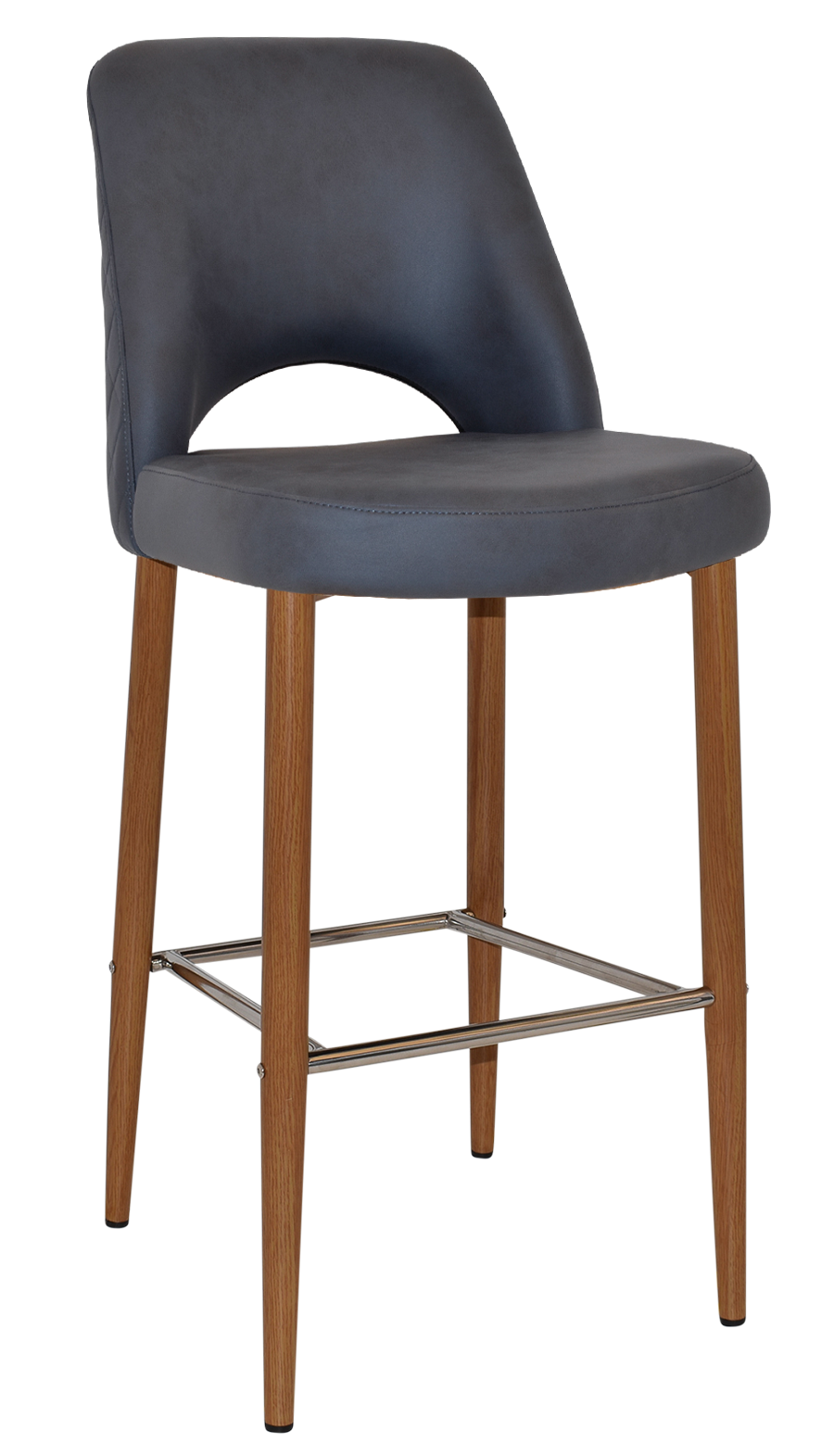 EZ STOOL ALBURY SIDE 750 METAL LIGHTOAK