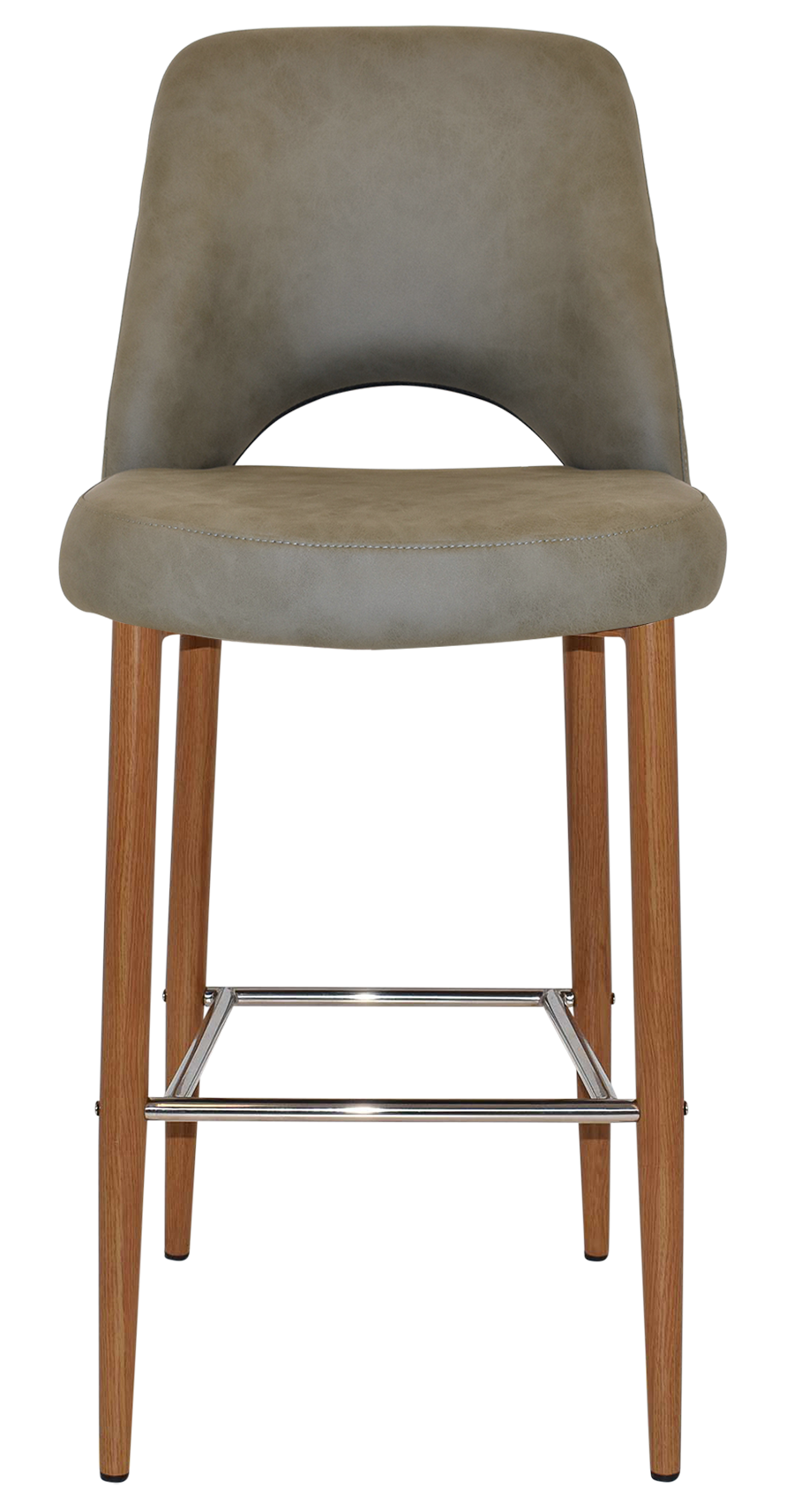 EZ STOOL ALBURY SIDE 750 METAL LIGHTOAK