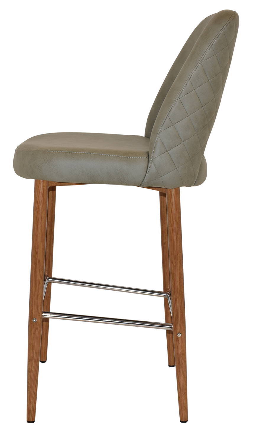 EZ STOOL ALBURY SIDE 750 METAL LIGHTOAK