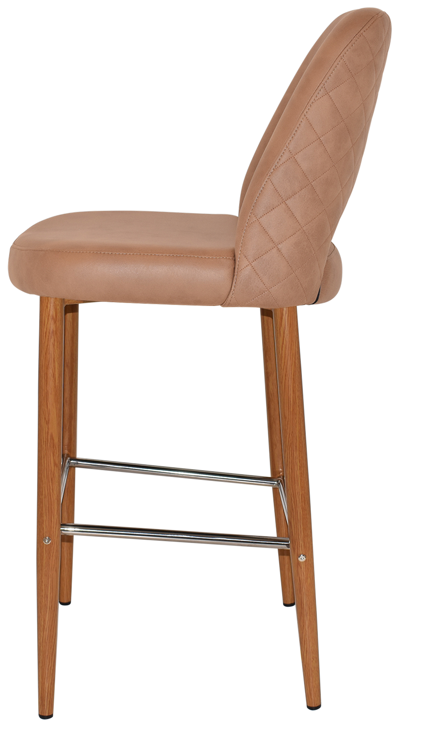EZ STOOL ALBURY SIDE 750 METAL LIGHTOAK