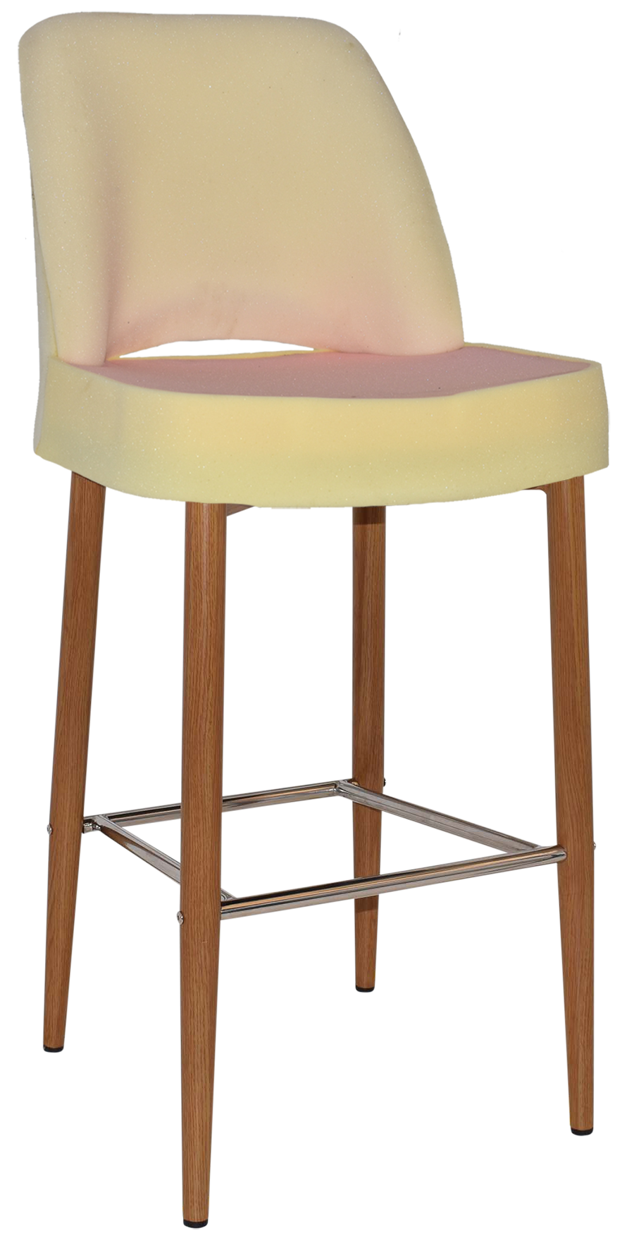 EZ STOOL ALBURY SIDE 750 METAL LIGHTOAK