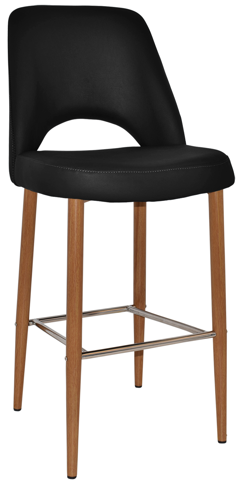 EZ STOOL ALBURY SIDE 750 METAL LIGHTOAK