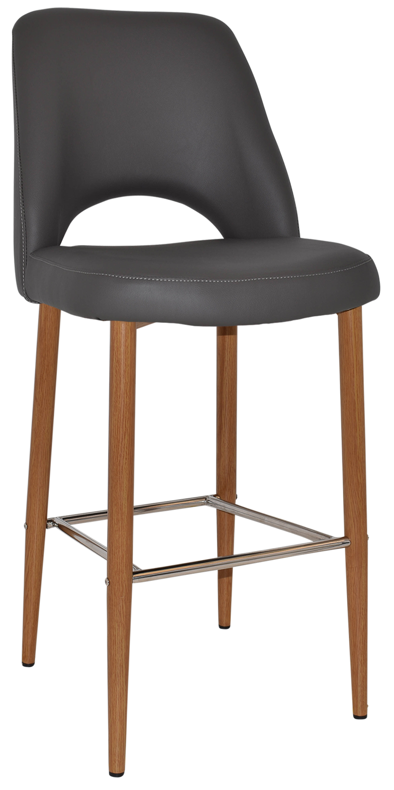 EZ STOOL ALBURY SIDE 750 METAL LIGHTOAK