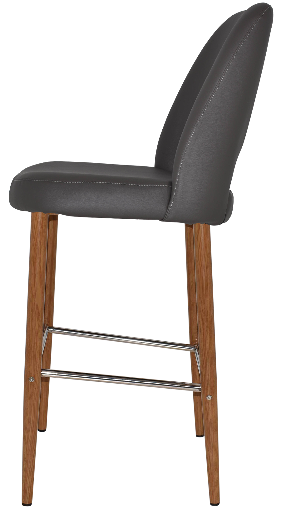 EZ STOOL ALBURY SIDE 750 METAL LIGHTOAK