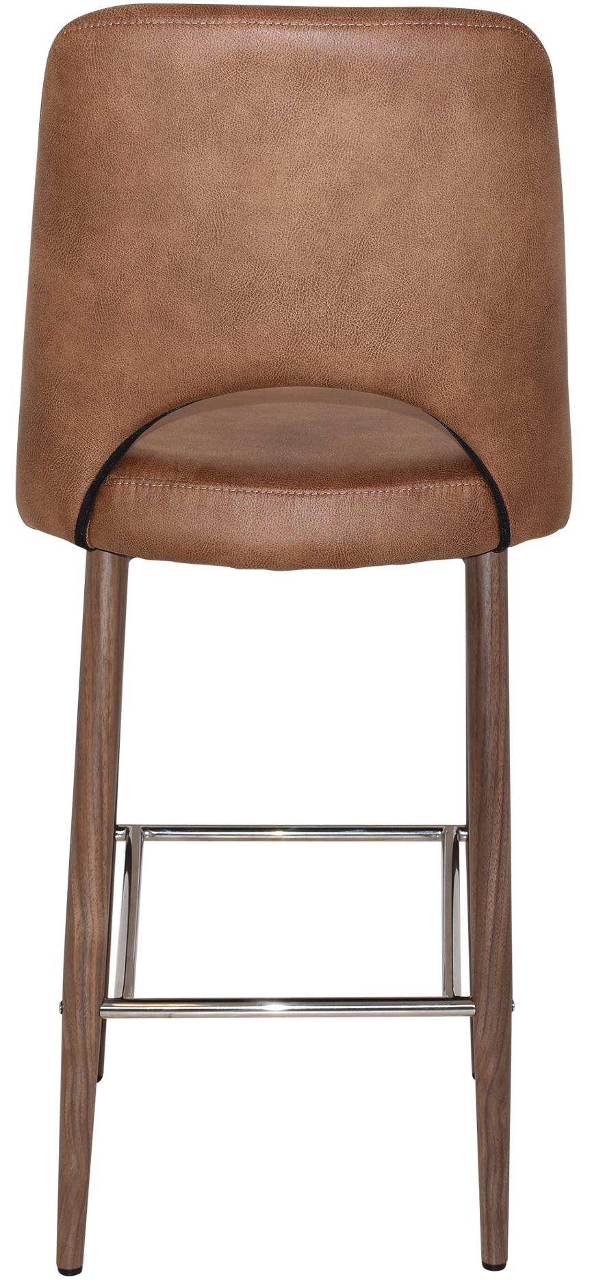 EZ STOOL ALBURY SIDE 750 METAL LIGHT WALNUT