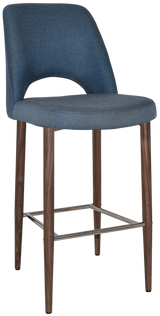 EZ STOOL ALBURY SIDE 750 METAL LIGHT WALNUT