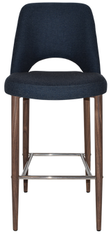 EZ STOOL ALBURY SIDE 750 METAL LIGHT WALNUT