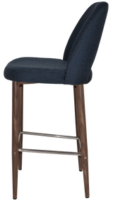 EZ STOOL ALBURY SIDE 750 METAL LIGHT WALNUT