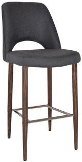 EZ STOOL ALBURY SIDE 750 METAL LIGHT WALNUT
