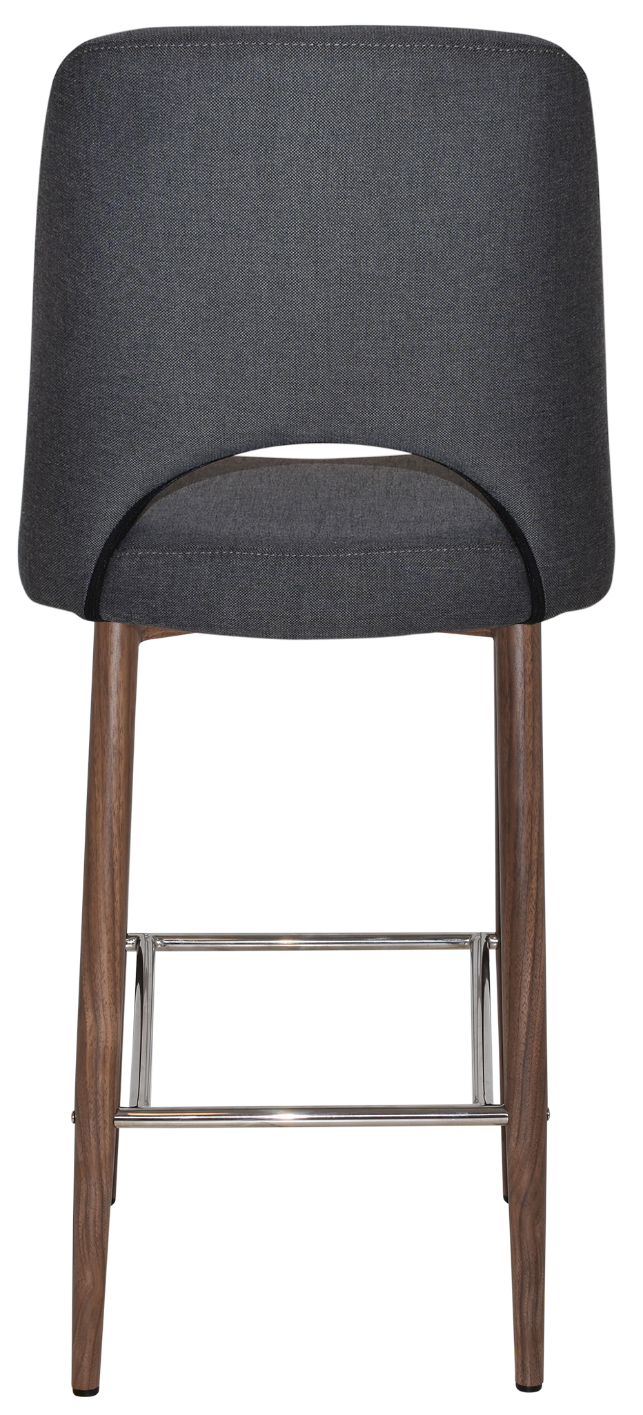 EZ STOOL ALBURY SIDE 750 METAL LIGHT WALNUT