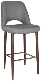 EZ STOOL ALBURY SIDE 750 METAL LIGHT WALNUT