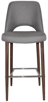 EZ STOOL ALBURY SIDE 750 METAL LIGHT WALNUT
