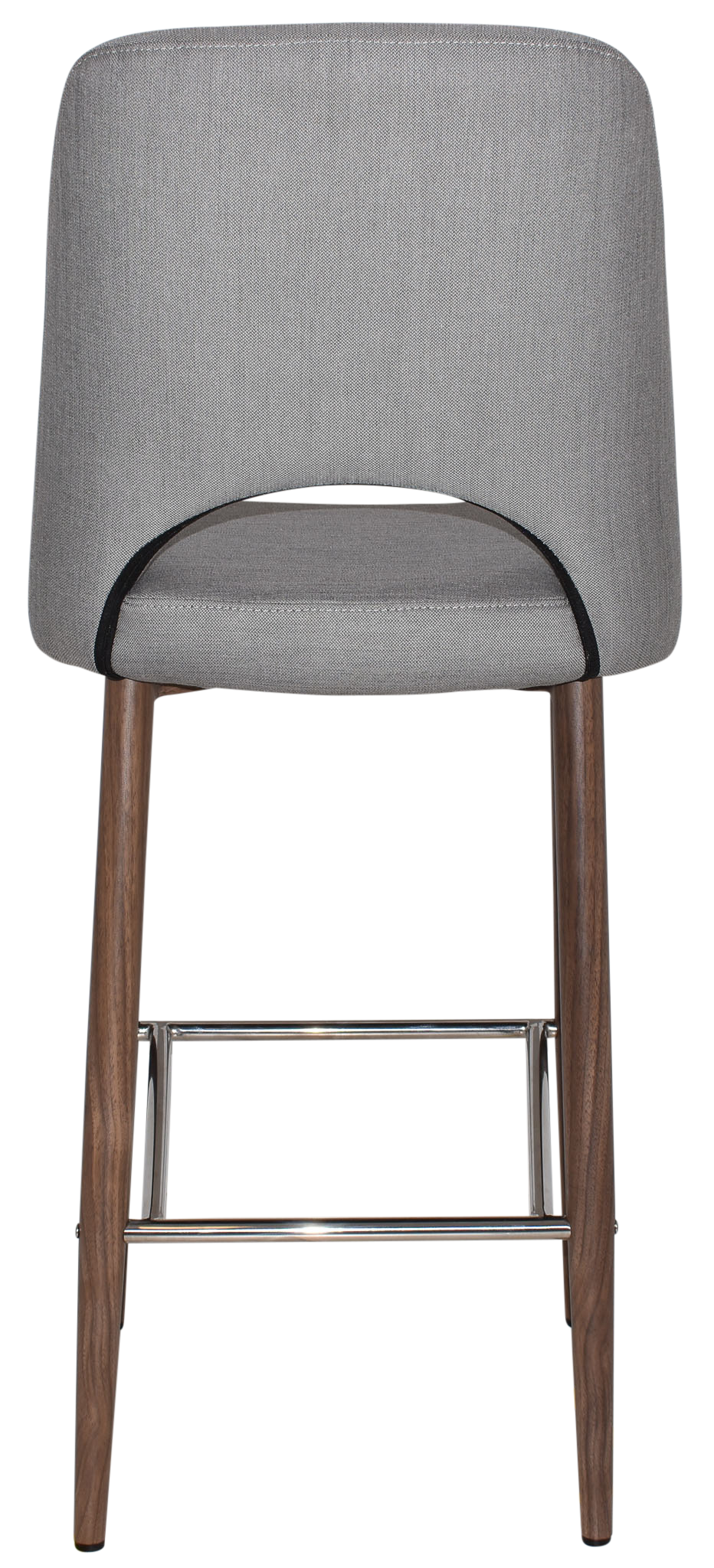 EZ STOOL ALBURY SIDE 750 METAL LIGHT WALNUT