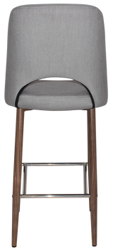 EZ STOOL ALBURY SIDE 750 METAL LIGHT WALNUT