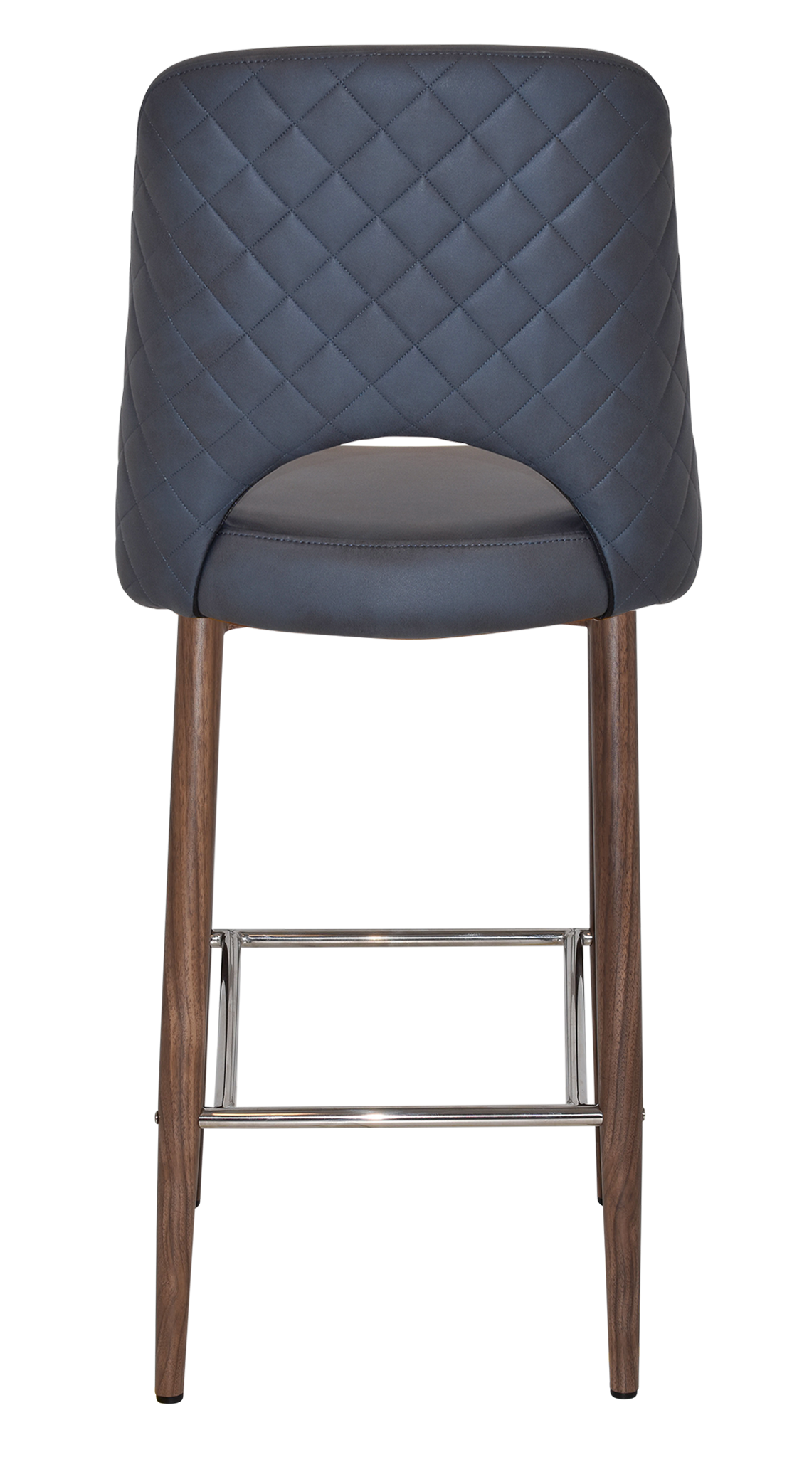 EZ STOOL ALBURY SIDE 750 METAL LIGHT WALNUT