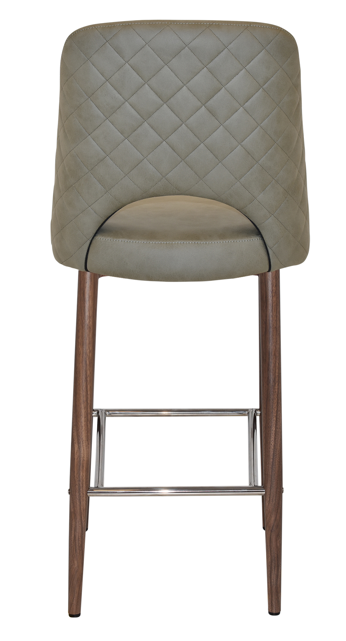 EZ STOOL ALBURY SIDE 750 METAL LIGHT WALNUT