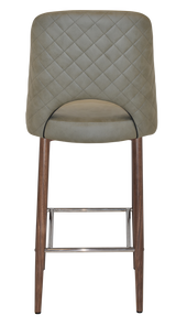EZ STOOL ALBURY SIDE 750 METAL LIGHT WALNUT
