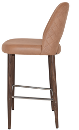 EZ STOOL ALBURY SIDE 750 METAL LIGHT WALNUT