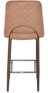 EZ STOOL ALBURY SIDE 750 METAL LIGHT WALNUT
