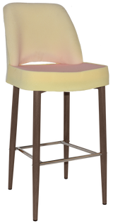 EZ STOOL ALBURY SIDE 750 METAL LIGHT WALNUT