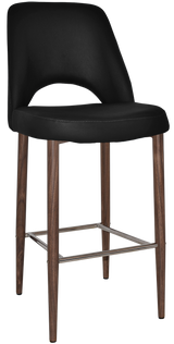 EZ STOOL ALBURY SIDE 750 METAL LIGHT WALNUT