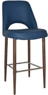 EZ STOOL ALBURY SIDE 750 METAL LIGHT WALNUT