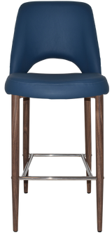 EZ STOOL ALBURY SIDE 750 METAL LIGHT WALNUT