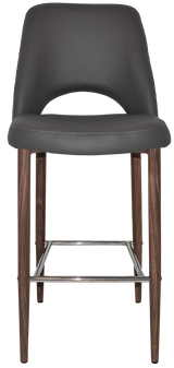 EZ STOOL ALBURY SIDE 750 METAL LIGHT WALNUT