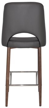 EZ STOOL ALBURY SIDE 750 METAL LIGHT WALNUT