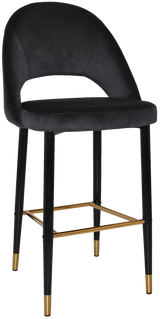 EZ STOOL CHEVRON 750 METAL BLACK BRASS