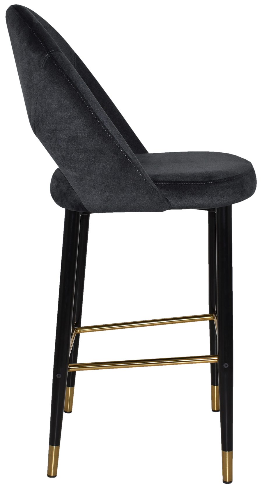 EZ STOOL CHEVRON 750 METAL BLACK BRASS