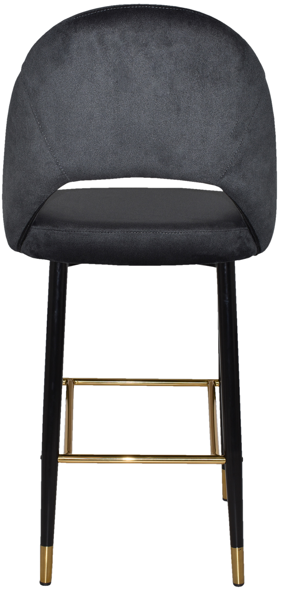 EZ STOOL CHEVRON 750 METAL BLACK BRASS