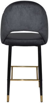 EZ STOOL CHEVRON 750 METAL BLACK BRASS