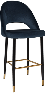 EZ STOOL CHEVRON 750 METAL BLACK BRASS