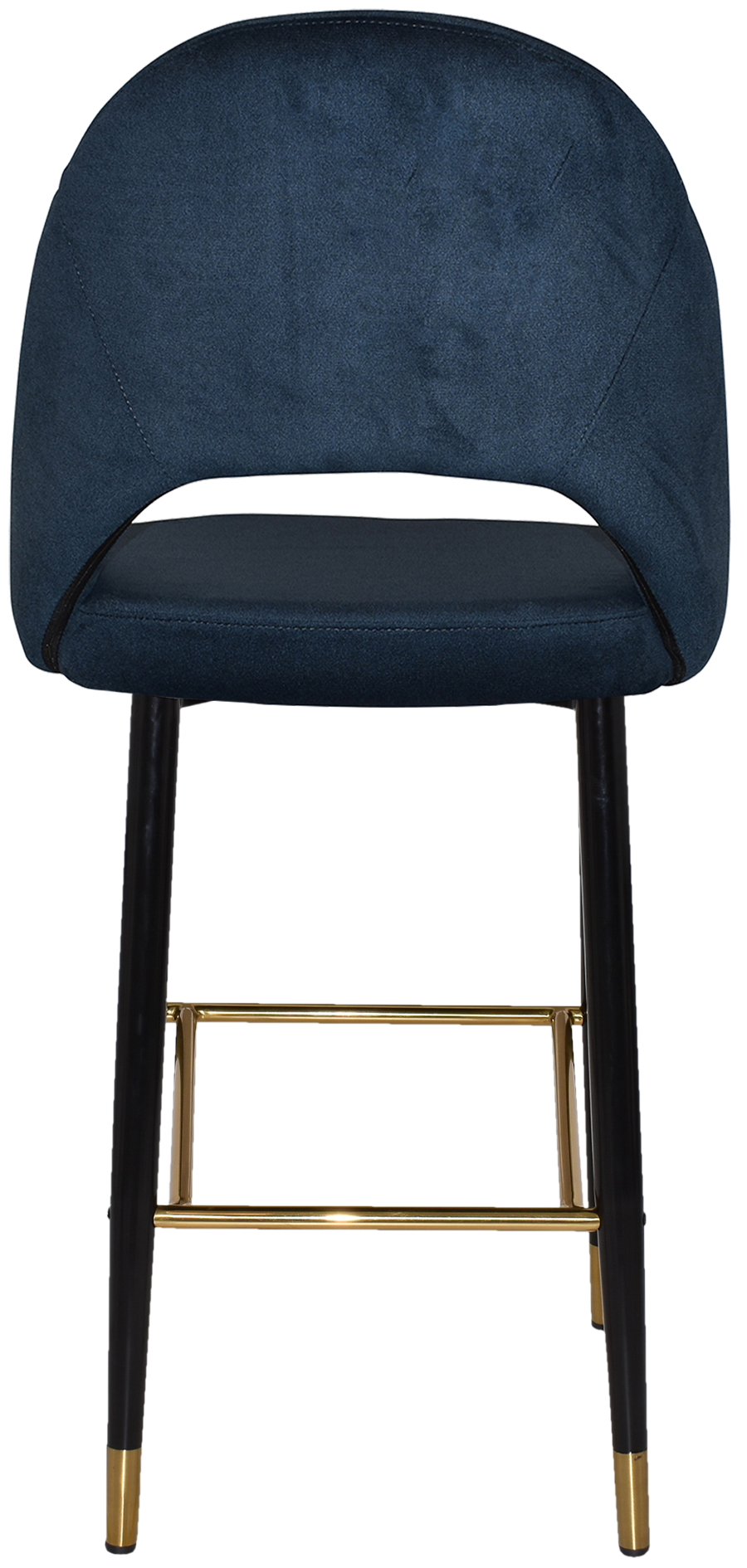 EZ STOOL CHEVRON 750 METAL BLACK BRASS
