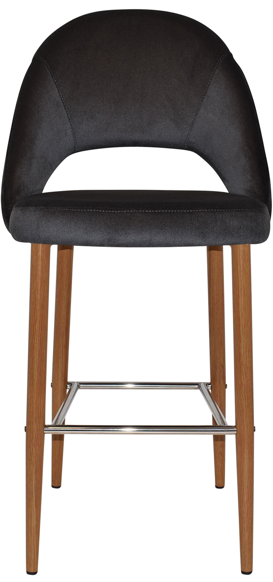 EZ STOOL CHEVRON 750 METAL LIGHTOAK