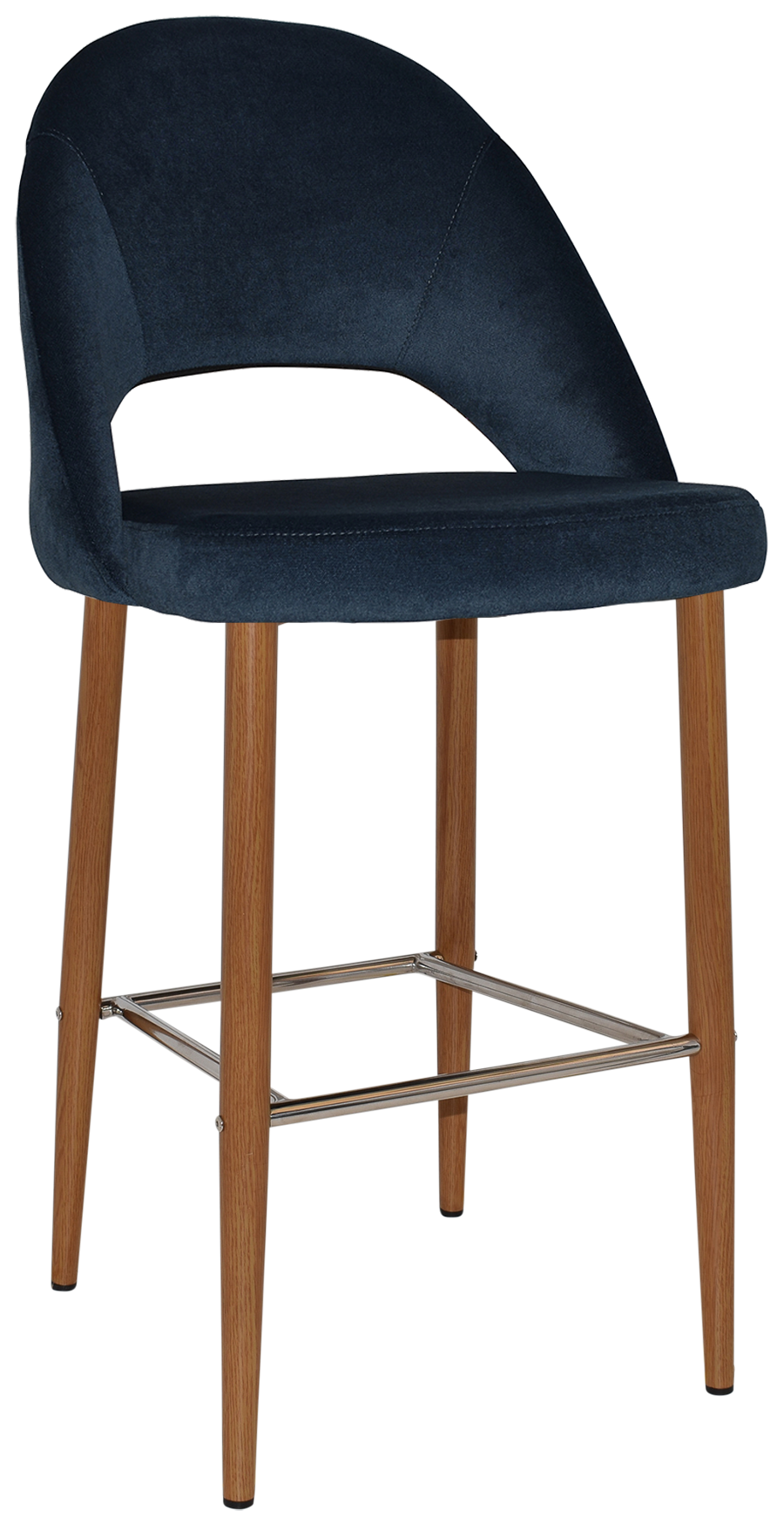 EZ STOOL CHEVRON 750 METAL LIGHTOAK