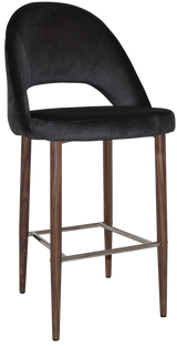 EZ STOOL CHEVRON 750 METAL LIGHT WALNUT