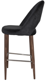EZ STOOL CHEVRON 750 METAL LIGHT WALNUT