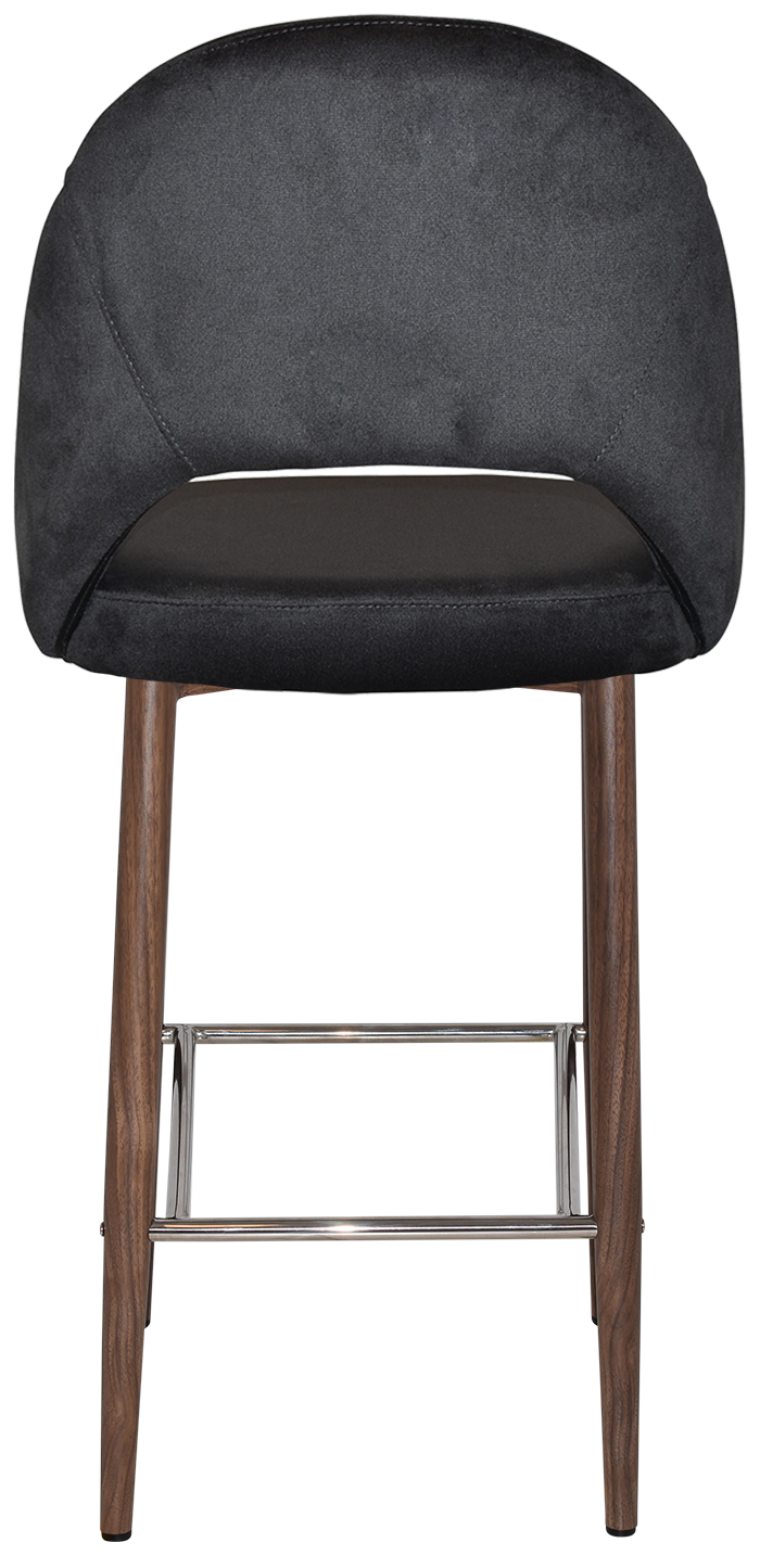 EZ STOOL CHEVRON 750 METAL LIGHT WALNUT