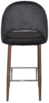 EZ STOOL CHEVRON 750 METAL LIGHT WALNUT