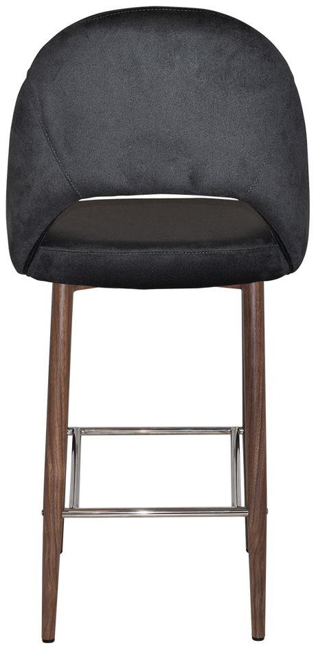 EZ STOOL CHEVRON 750 METAL LIGHT WALNUT