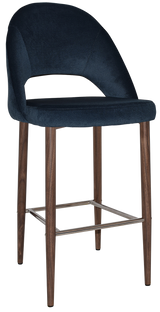 EZ STOOL CHEVRON 750 METAL LIGHT WALNUT