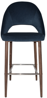 EZ STOOL CHEVRON 750 METAL LIGHT WALNUT
